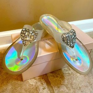 Super cute BCBG Jelly thongs!